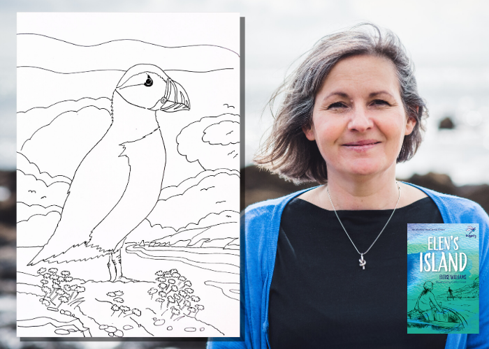 Elen’s Island by Eloise Williams: Colouring Sheets