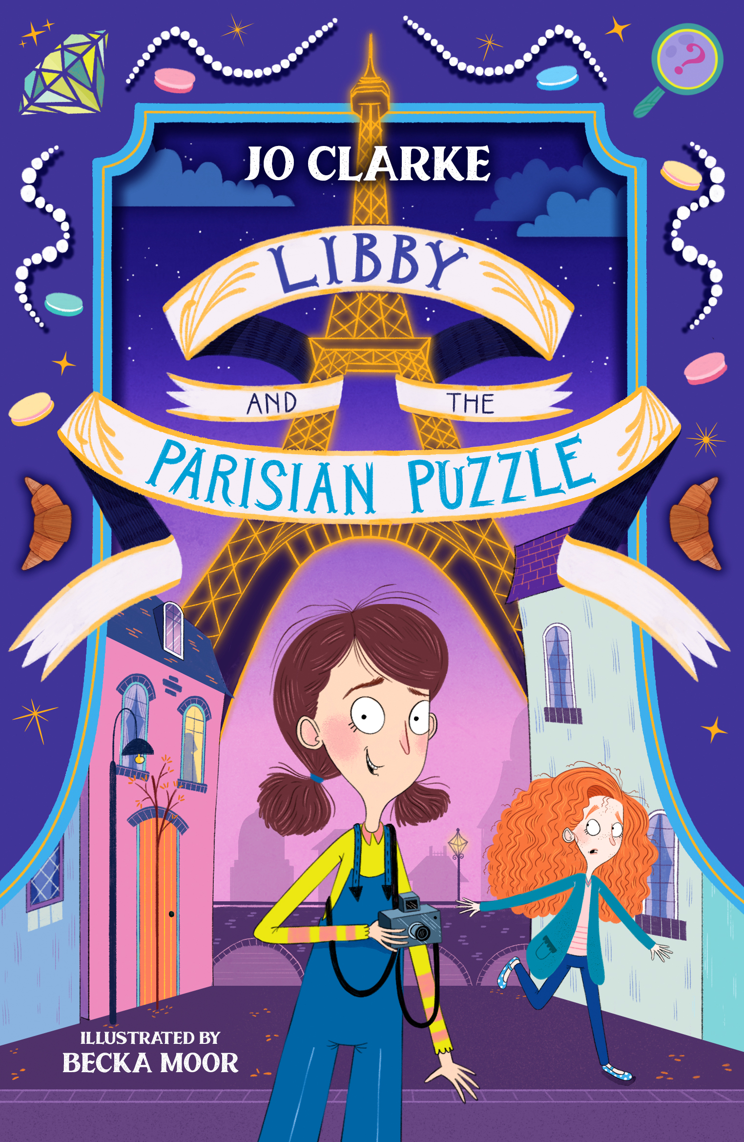 Libby and the Parisian Puzzle cover - illustrated by Becka Moor
